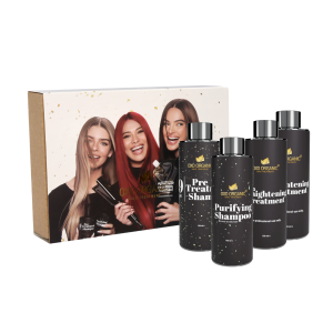 החלקה אורגנית לכל סוגי השיער OXO - ערכת התנסות מקצועית לספר